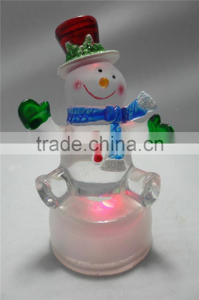 Christmas Decorations Hand crystal Craft snowman kid toys