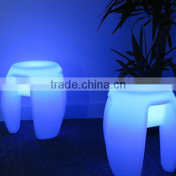 Color changing rechargeable outdoor led seat chair