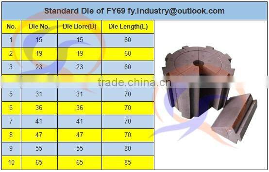 FY69 2inch hose fitting machine hose fitting crimping machine for sale