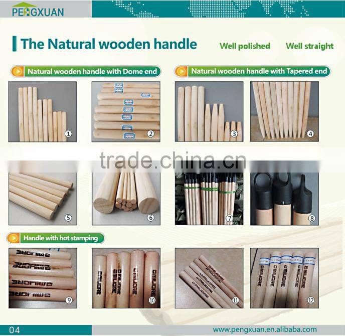 guangxi factory direct hardwood round posts wiht tapered-ends
