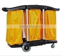 Commercial Plastic Janitor Cart with Wheels or Service Cart 05108