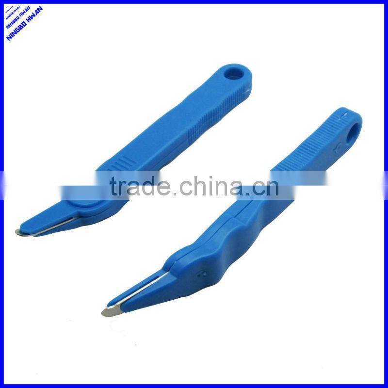 Cheap hand plier plastic staple remover with letter opener
