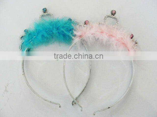 princess feather headband