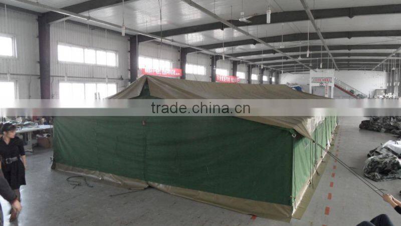 high quality waterproof double roof tent PVC coated with mud flap