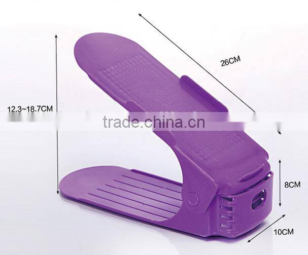 Wholesale Plastic Adjustable Shoe Display Stand Racks