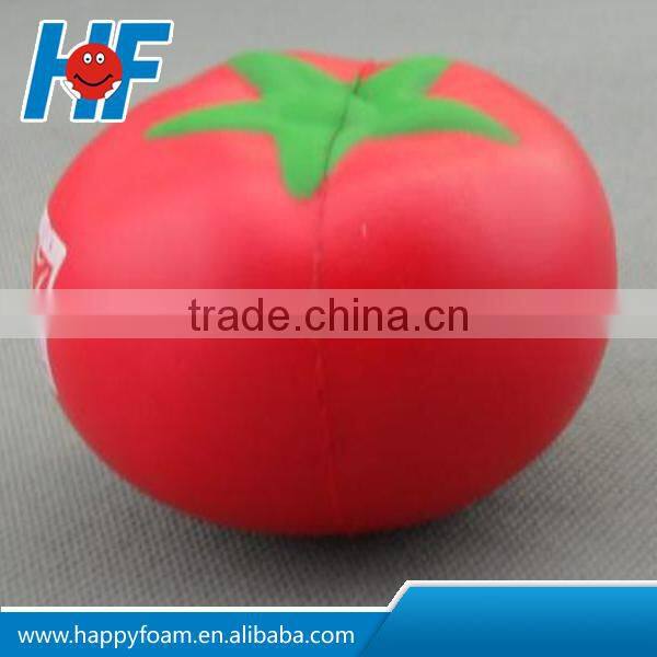 pu promotional tomato anti-stress ball