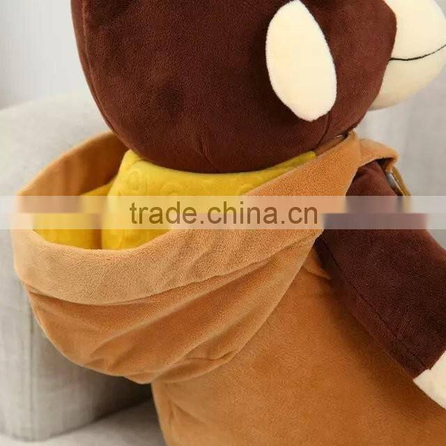 2016 lovely animal toy plush monkey in China