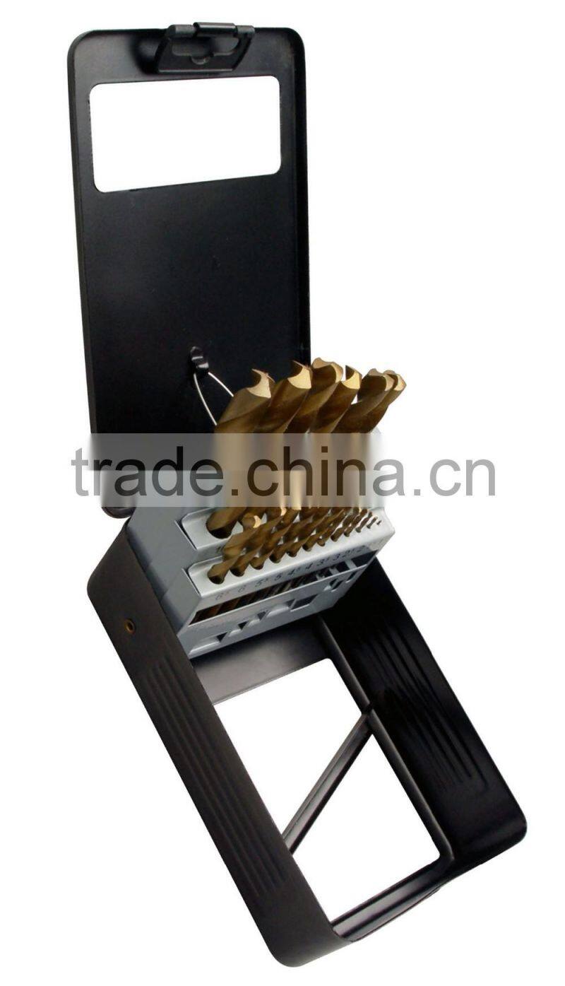 25pc High Quality HSS Steel Drill Bit Set