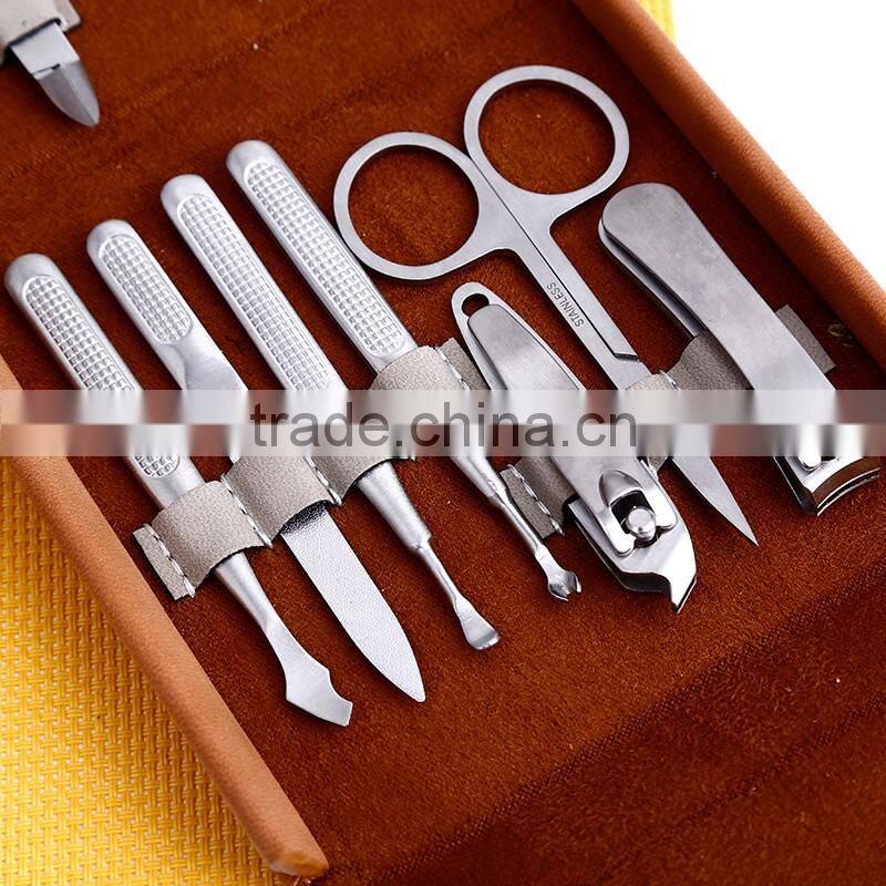 CBF01 OEM factory price newly 12pcs stainless steel nail manicure sets
