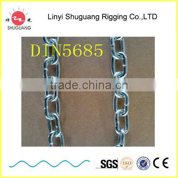 DIN763 2mm-26mm Different Size Galvanized Welded Chain