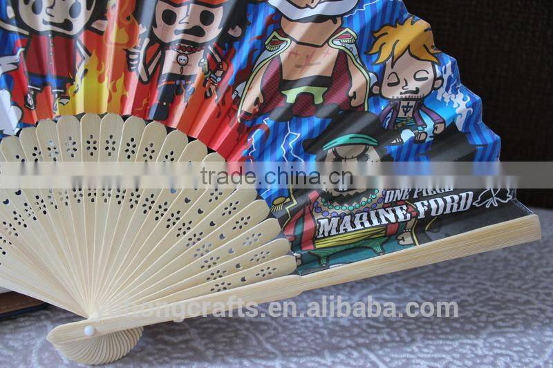 21cm Japanese hand folding fan for gift