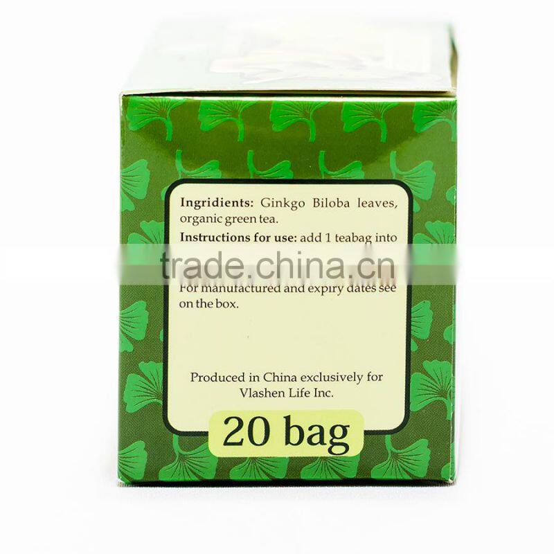 Herbal Ginkgo biloba tea ,blood regulation tea.OEM package