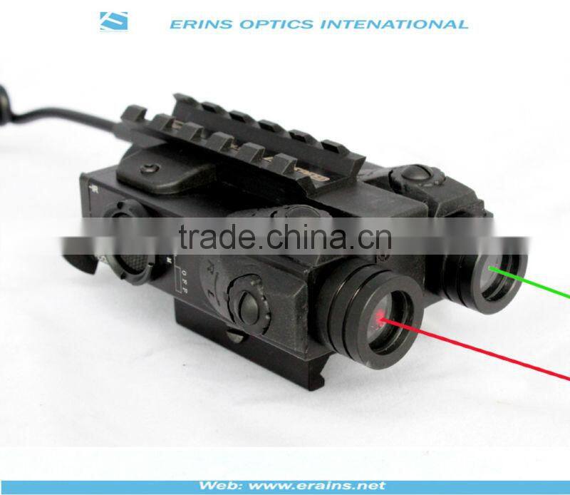New Military standard Dual Red laser scope and Green laser sight combo
