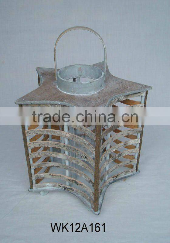 2013 New designed flower bamboo hanging lantern paper lantern