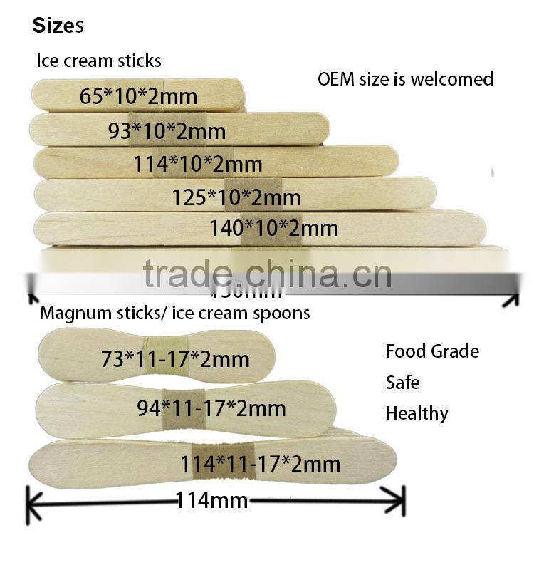 wooden popsicle stick