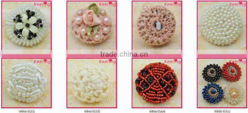 wholesale decorative rhinestone buttons accessory button for clothing WBKA-296