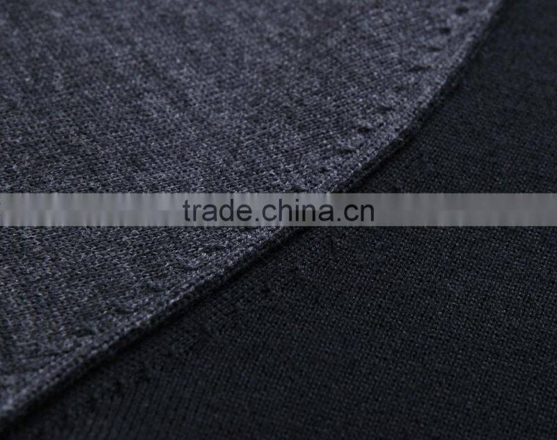 Men's jacqurd sweater pullover 100%wool