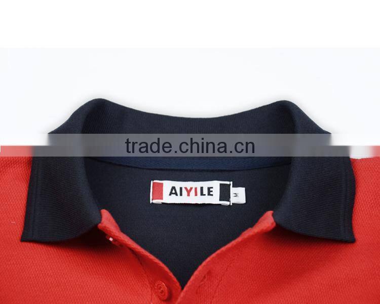 back image color pique polo shirt