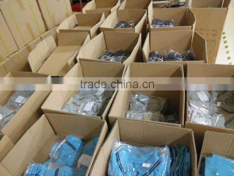 solid Pique cotton poly kids school uniform polo shirt