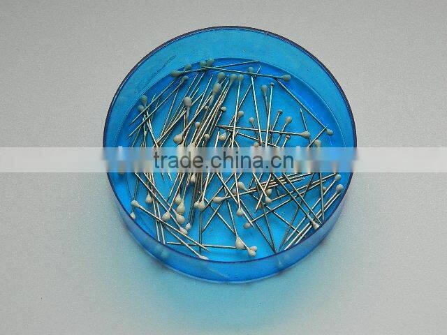 copper white head pin no nickel , metal shirt package, metal pin