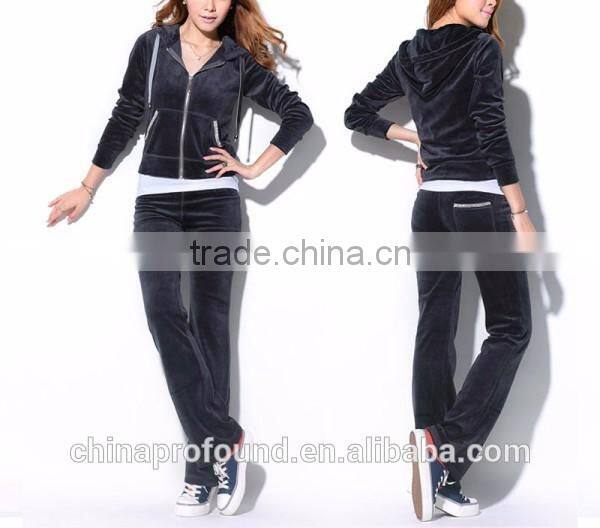 wholesale custom designs corduroy comfortable color fashion hoody women hoodies with zipper suits