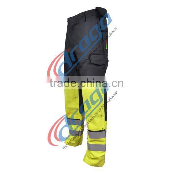 CVC flame retardant blue work pants