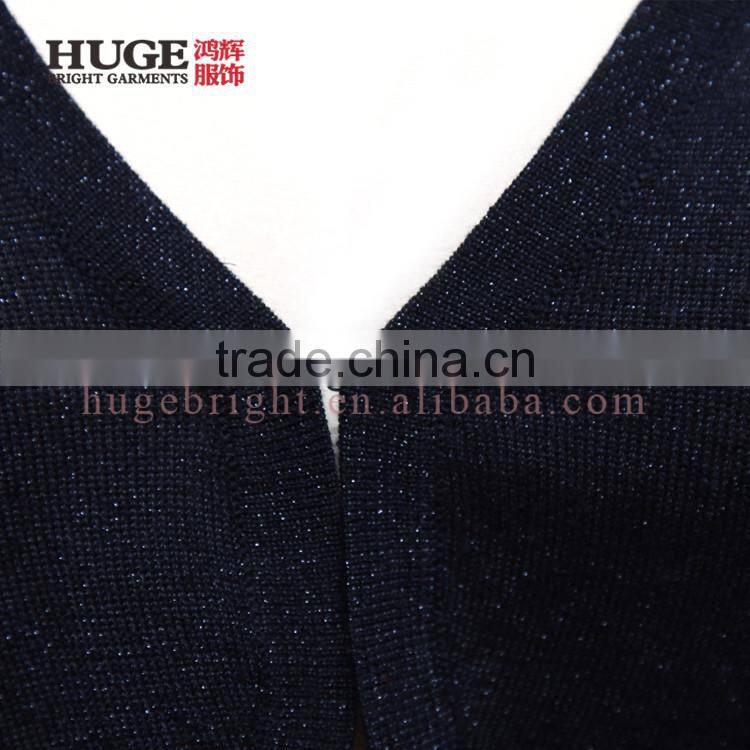 Ladies Fashion Womens Black Short Sleeve Cardigan