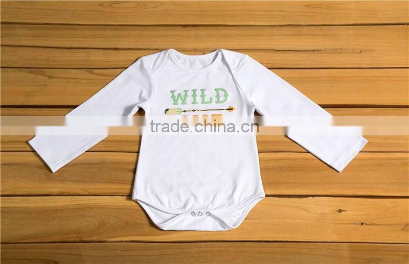 Long Sleeve Infant Baby Jumpsuit boutique baby velantines cotton romper new kids fall holiday cloth