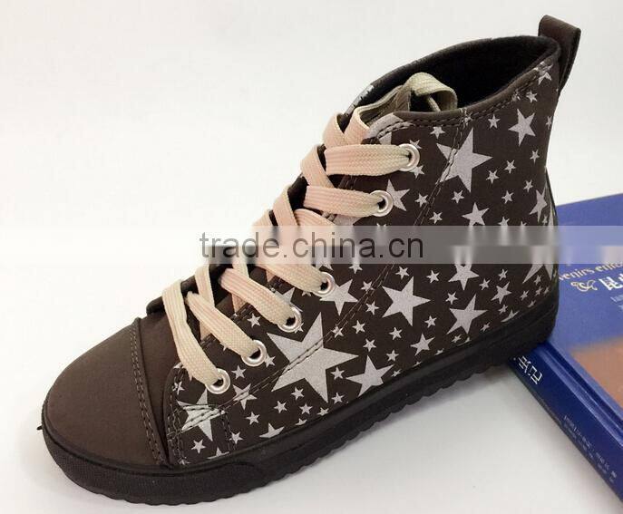 GZY Wholesale china canvas ladies shoes fashion high platform