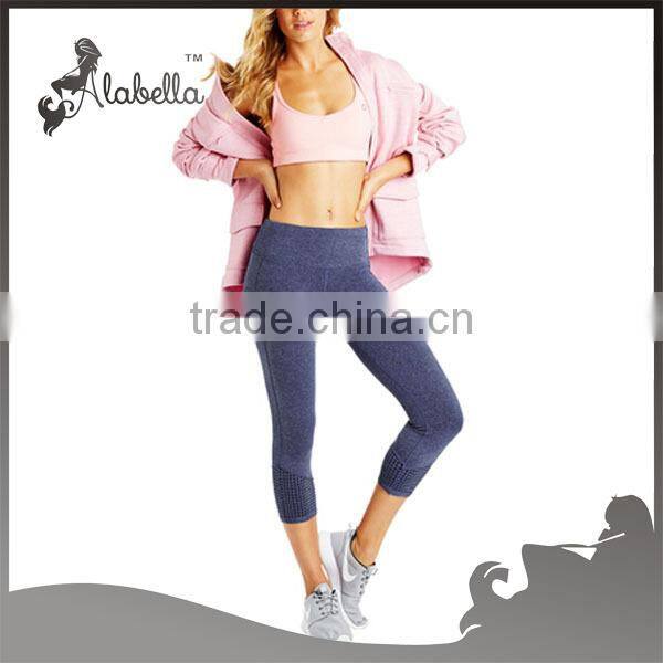 Custom design SUPPLEX nylon and spandex/lycra capri tights