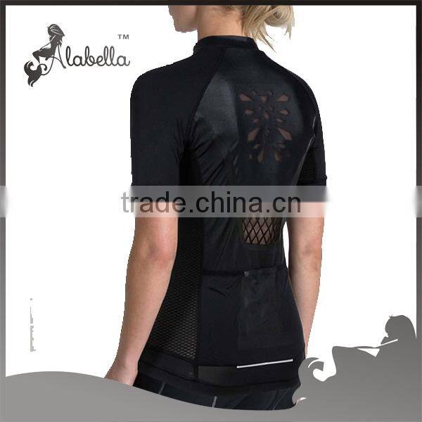 Black zipper tank top women's tight tank top