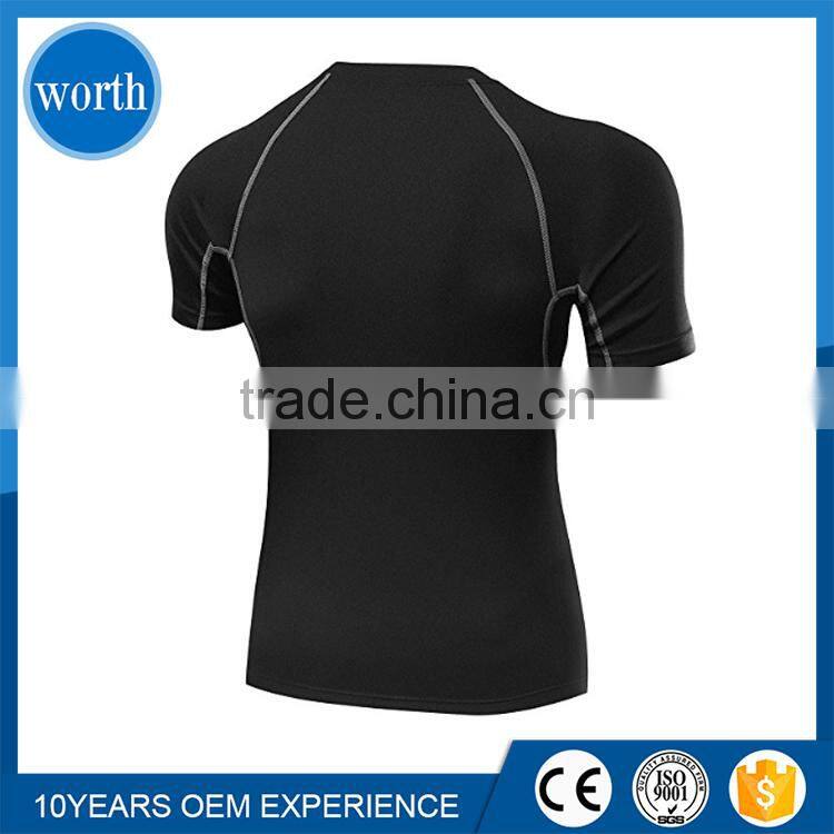 Compressed T Shirt Fitness Sports Short Sleeve