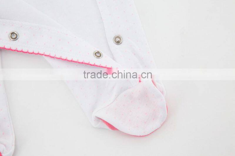 2017 New Fashion Girl Clothes 100% Cotton Animal Design Newborn Baby Rompers For Winter