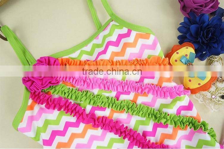 One Piece Summer Sleeveless Bathing Suit Summer Kids Bikini Girl Swimwear 2017