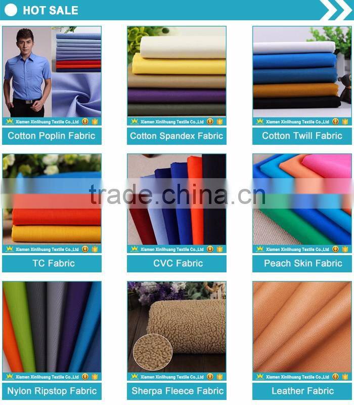 Competetive Price Red Color Brushed 98 Cotton 2 Spandex Calvary Twill Fabric for Pants