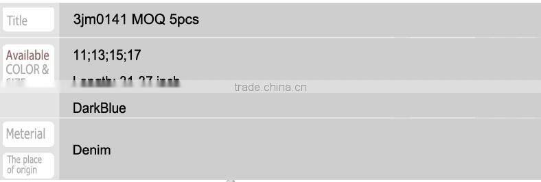 3jm0141 kids child's jeans MOQ 300pcs