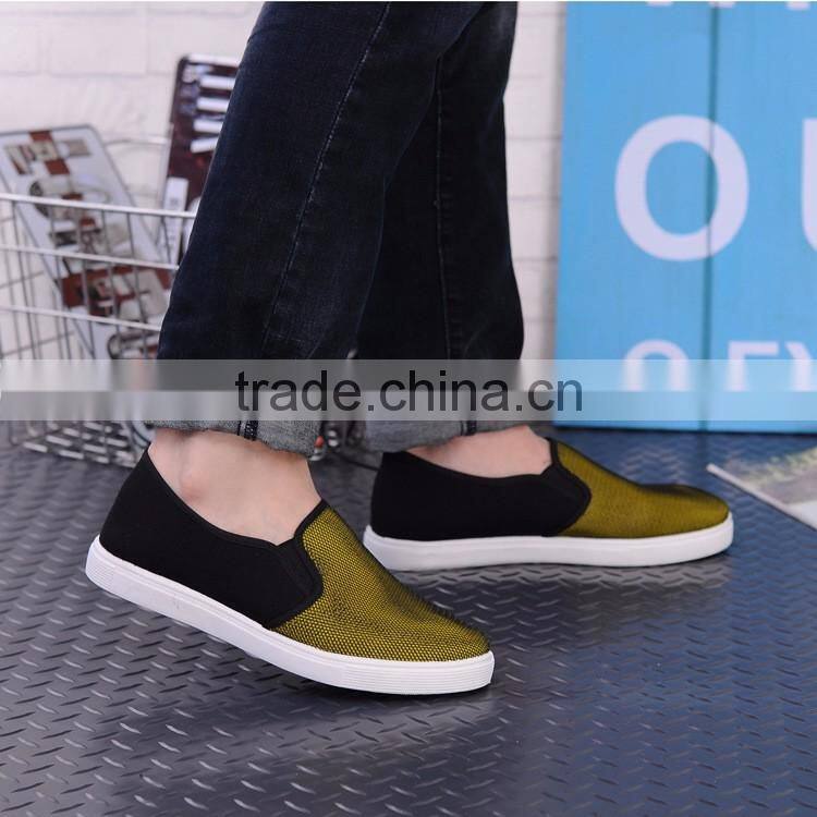 Hot selling lastest comfortable slip-on mesh men shoes casual sneakers