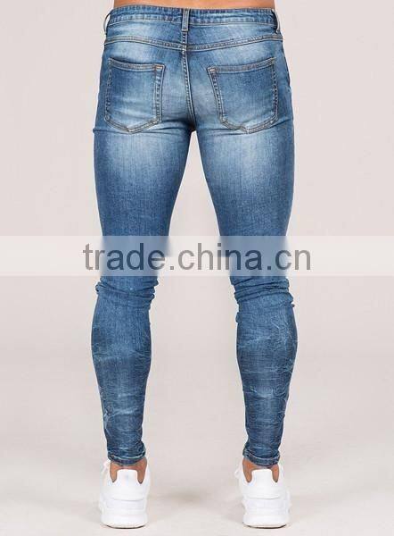 high quality denim jeans mens skinny jeans acid wash denim jeans