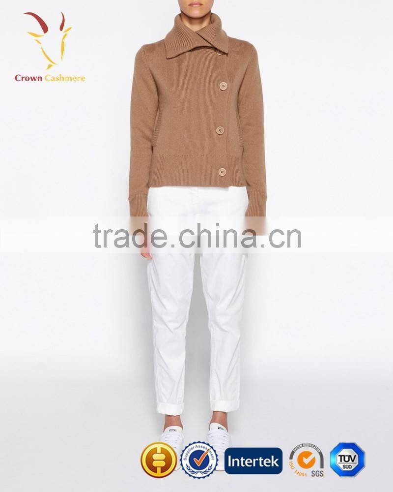 Ladies Short Coat Design Winter Woolen Knitted Coat