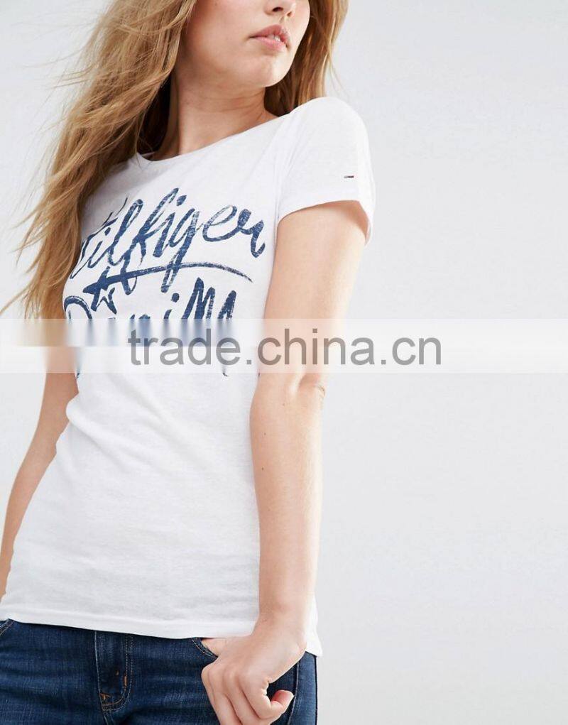 OEM Customized shirts for women t-shirt custom t shirt printing girls printed t shirts