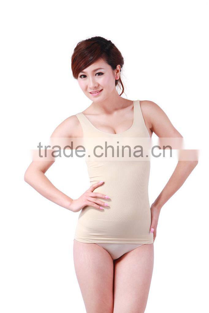 U collar polyamide and spandex women vest women camisole