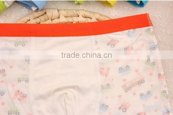 high quality cute cartoon car printed cotton baby underwear,boxer shorts boy underwear