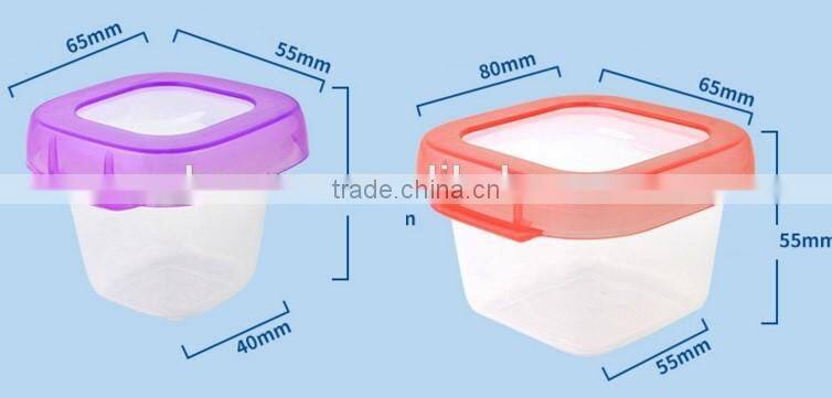 Baby Food Storage Container with Freezer Tray baby food supplement portable storage box