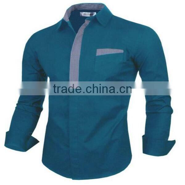 2016 new wholesale Western Casual Button Down custom mens casual dress shirts