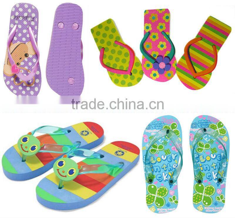 custom made kids flip flop slippers