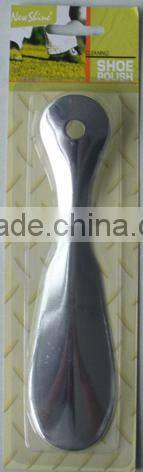 Blister card package black short plastic shoe horn