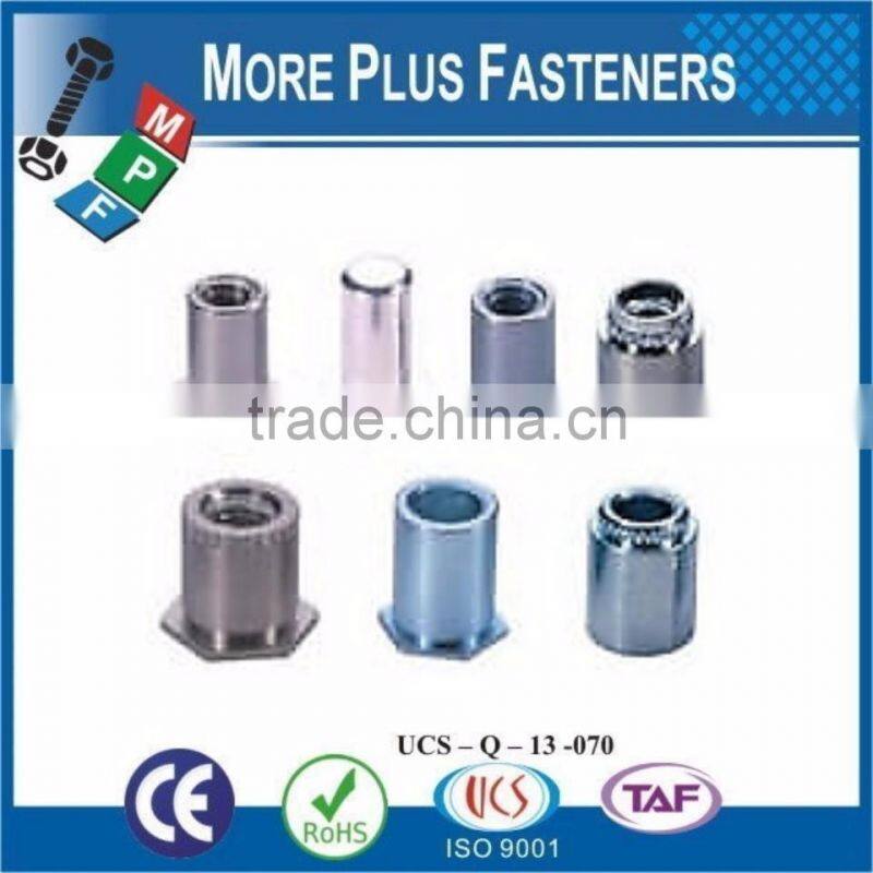 Made in Taiwan Self Clinching Stand Off Nuts Self Broaching Spacer Self Clinching Hex Blind Stand Off