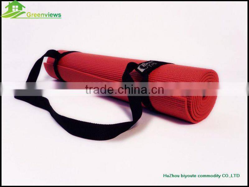 Yoga mat harness strap yoga mat with carrying strap pvc exercise yoga mat
