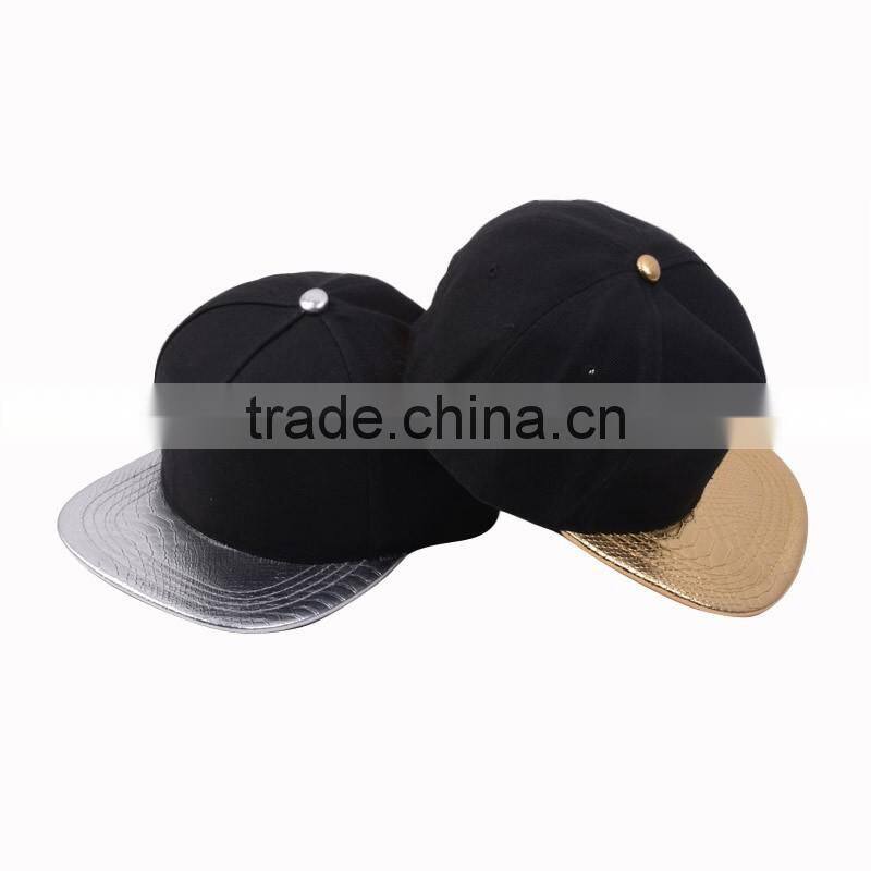 custom logo in any color snakeskin brim snapback hat