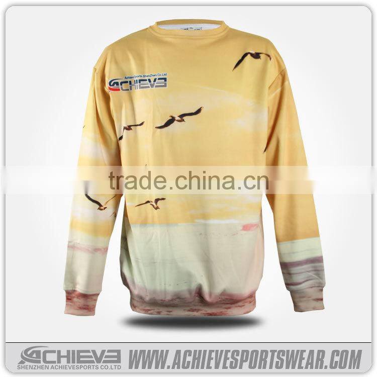 Uv protection long sleeve v neck shirt men